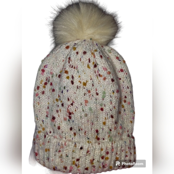 LOFT Confetti Pom Pom Hat - Picture 9 of 9